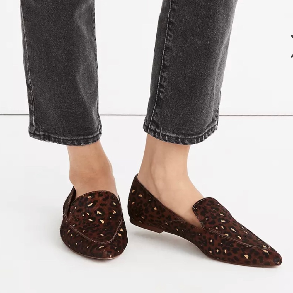 Madewell Francis Calf Hair Flats Size 8.5 Like New, Selling Matching Purse Too!